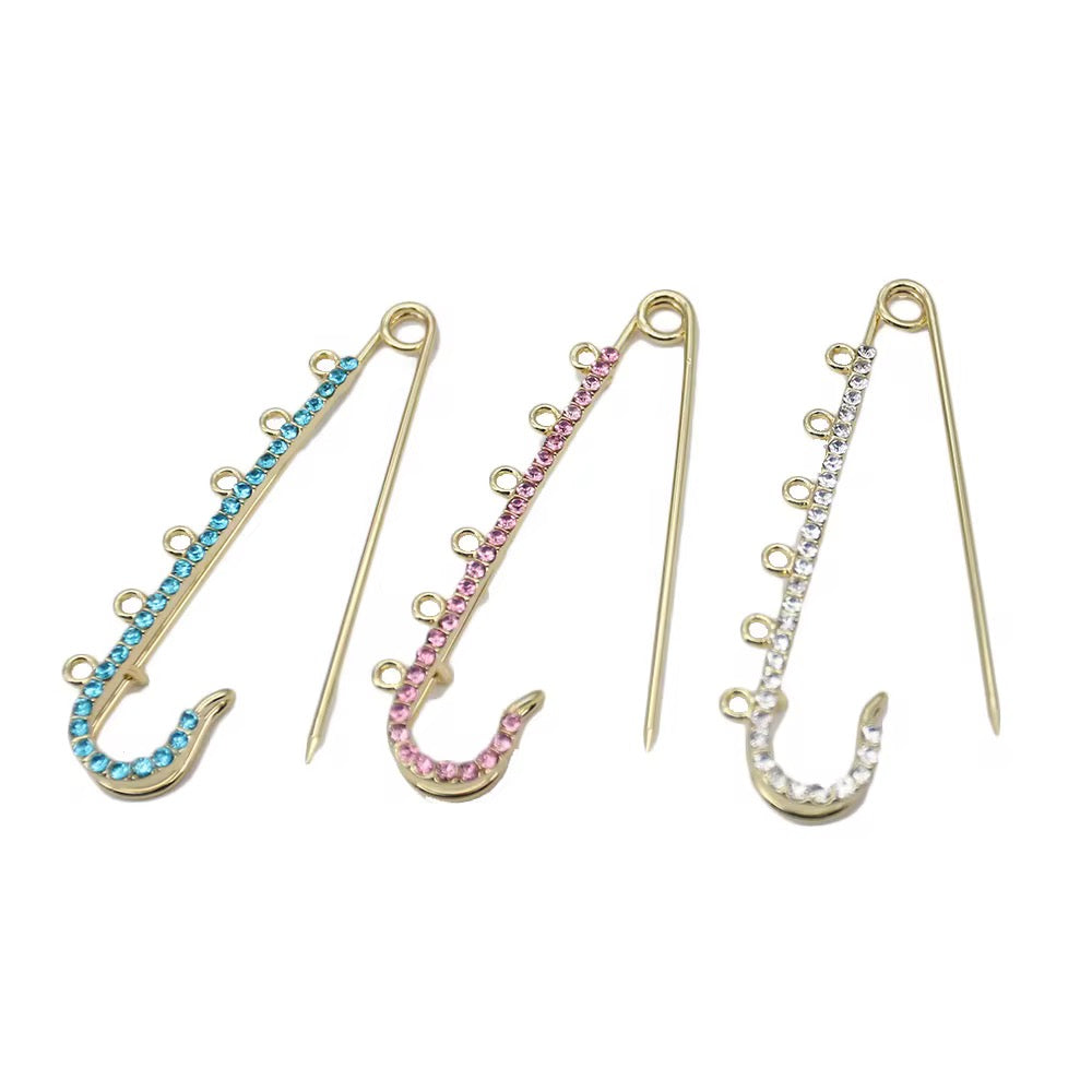 Rhinestone Charm Pins